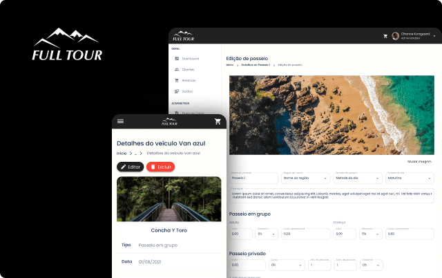 Gestão ágil de software e desenvolvimento de ERP para a FullTour, no Chile